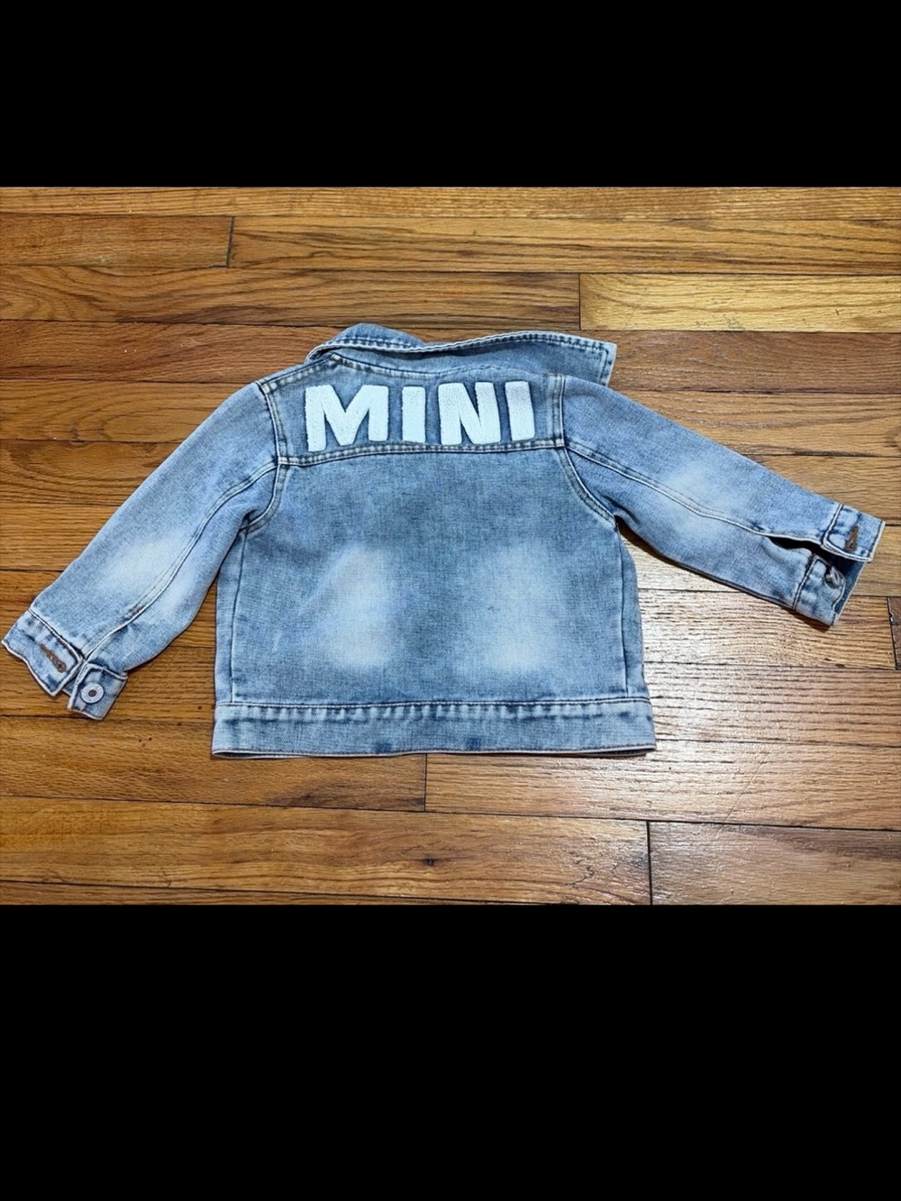 PatPat Light Blue Denim Jacket with MINI Back